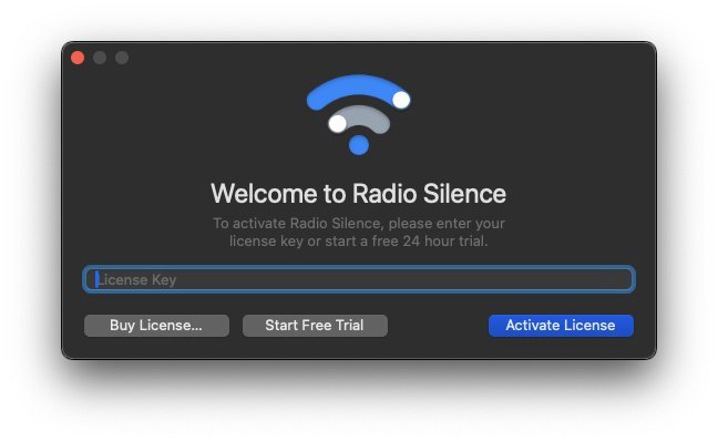 Radio Silence Mac App